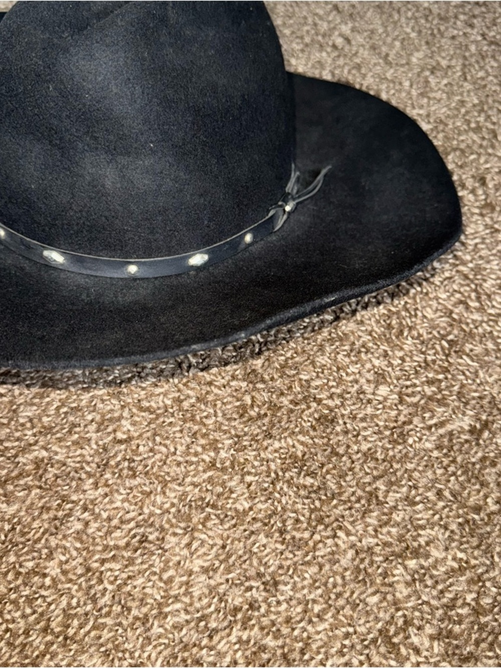 Black Stallion by Stetson Cowboy Hat Sz XX - Picture 14 of 16